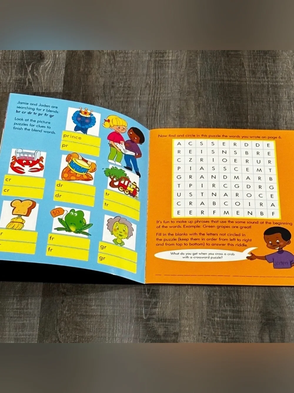 💞 New Ages 6-8 Dry Erase Word Building Reusable Educational Workbook